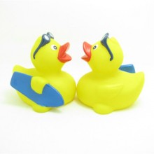 swimming rubber duck