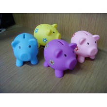 rubber piggy bank