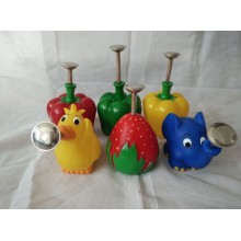 animal and vegetable shape rubber bath toys