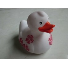 8cm snowflower rubber duck