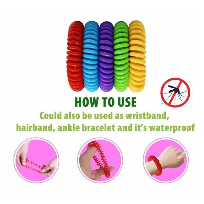Natural Mosquito Repellent Bracelets